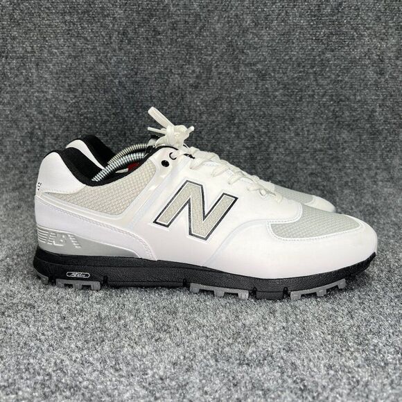 New Balance 574 Golf Shoes Men's 11 White Waterproof Spikeless Athletic Sneakers - Picture 1 of 14